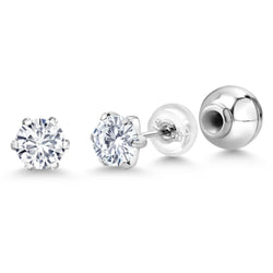 Earrings in Platinum