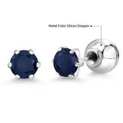 Earrings in Platinum