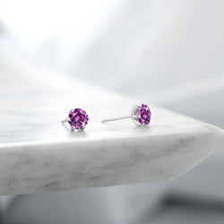 Earrings in Platinum