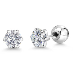 Earrings in Platinum