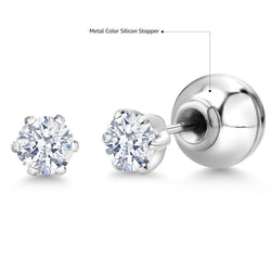 Earrings in Platinum