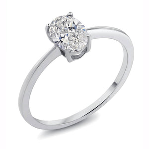Ring in 10K White Gold
