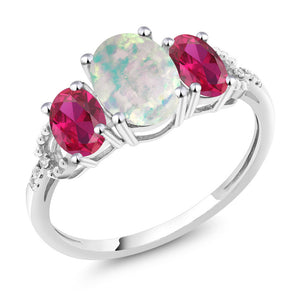 Ring in 10K White Gold