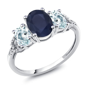 Ring in 10K White Gold