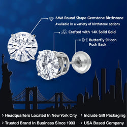 Earrings in 14K White Gold