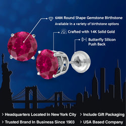 Earrings in 14K White Gold