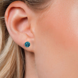 Earrings in 14K White Gold