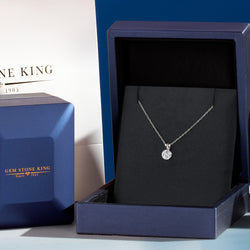 Pendant in 14K White Gold