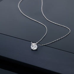 Necklace in 18K White Gold