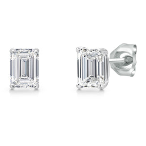 Earrings in 14K White Gold