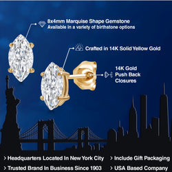 Earrings in 14K Yellow Gold