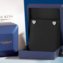Earrings in 14K White Gold
