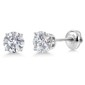 Earrings in 14K White Gold