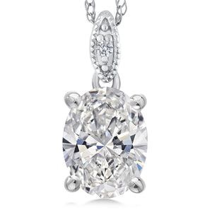 Pendant in 10K White Gold