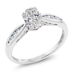 Ring in 10K White Gold