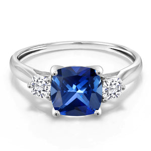 Ring in 10K White Gold
