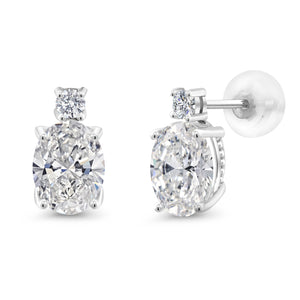 Earrings in 14K White Gold