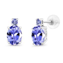 Earrings in 14K White Gold