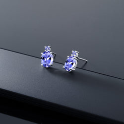 Earrings in 14K White Gold