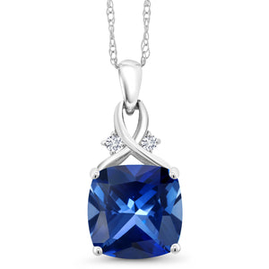 Pendant in 10K White Gold