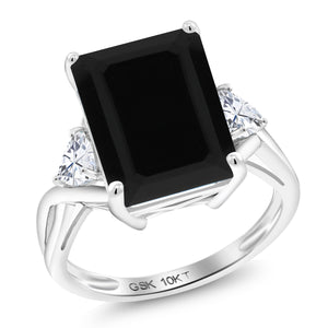 Ring in 10K White Gold