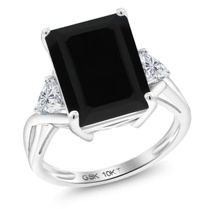 Ring in 10K White Gold