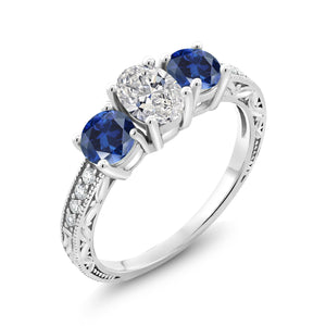Ring in 10K White Gold