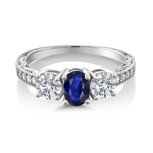 Ring in 10K White Gold