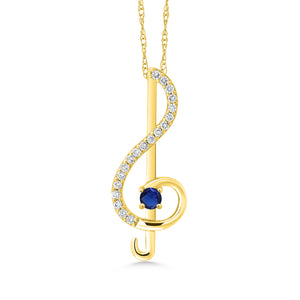 Pendant in 10K Yellow Gold