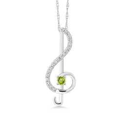 Pendant in 10K White Gold
