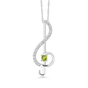Pendant in 10K White Gold