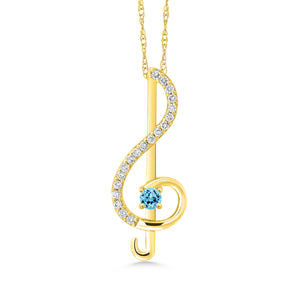 Pendant in 10K Yellow Gold