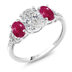 Ring in 10K White Gold