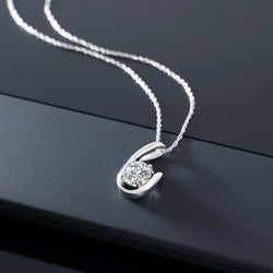 Pendant in 10K White Gold