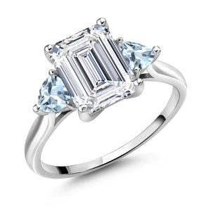 Ring in 10K White Gold
