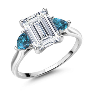 Ring in 10K White Gold