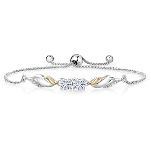 Bracelet in 925 Sterling Silver and 10K Yellow Gold