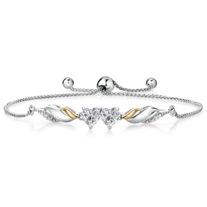 Bracelet in 925 Sterling Silver and 10K Yellow Gold