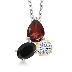Pendant in 925 Sterling Silver and 10K Yellow Gold