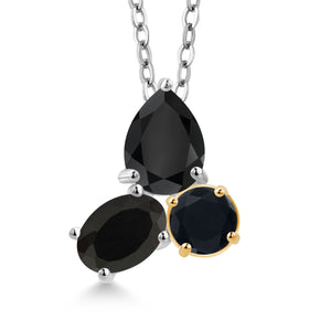 Pendant in 925 Sterling Silver and 10K Yellow Gold