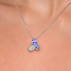Pendant in 925 Sterling Silver and 10K Yellow Gold