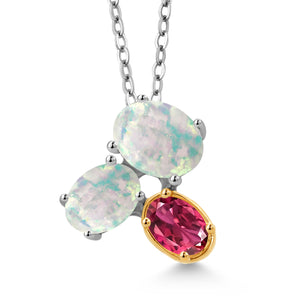 Pendant in 925 Sterling Silver and 10K Yellow Gold