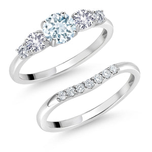 Ring in 10K White Gold