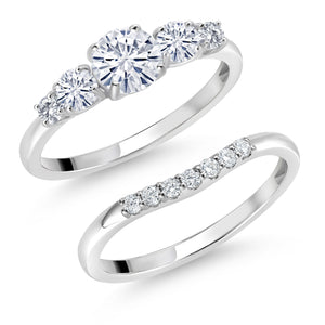 Ring in 10K White Gold