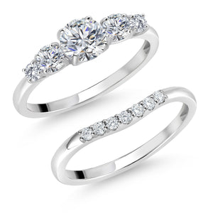 Ring in 10K White Gold