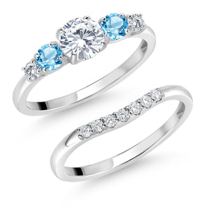 Ring in 10K White Gold