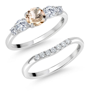 Ring in 10K White Gold