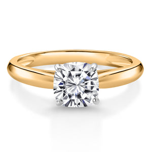 Ring in 10K Two Tone Gold