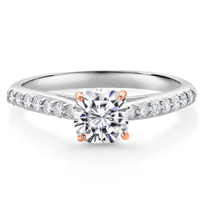 Ring in 10K Two Tone Gold