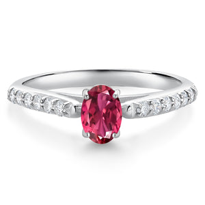 Ring in 10K White Gold